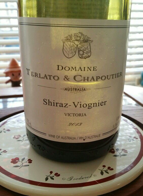 Domaine Terlato - Chapoutier Shiraz Viognier 2012 red wine