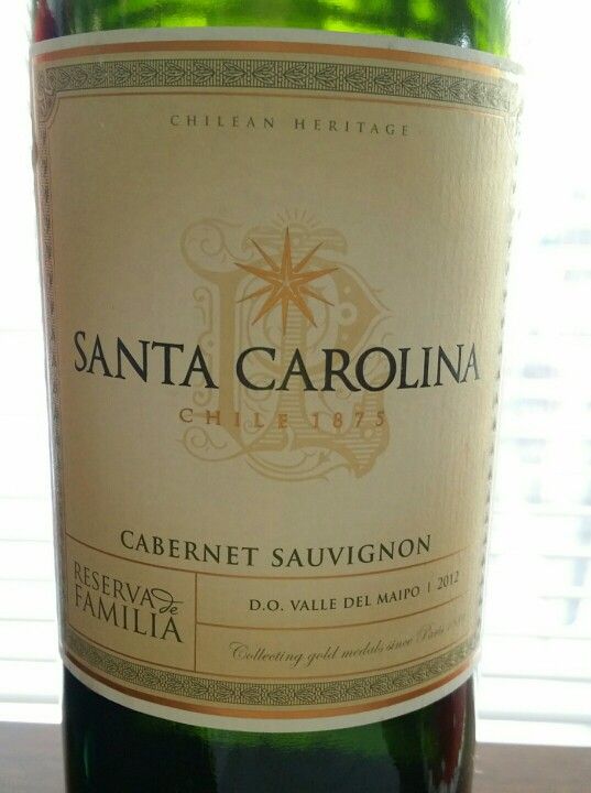 Santa Carolina Cabernet Sauvignon - Valle Del Maipo 2012 - Chilean Heritage