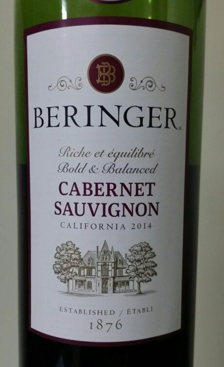 Beringer California collection Cabernet Sauvignon