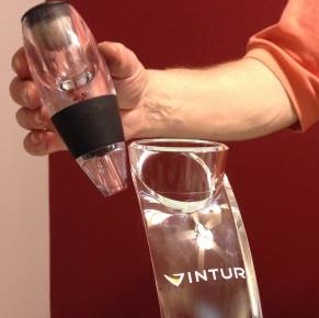 Closer look at the Vinturi Wine Aerator and Wine Tower