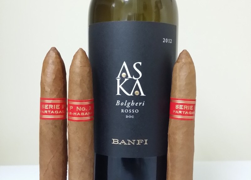 Banfi Wines ASKA with cigars